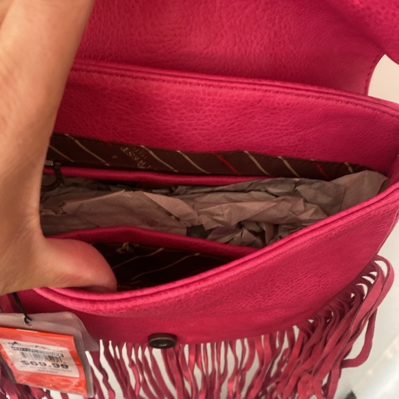 MONTANA WEST Pink Fringe Crossbody Bag NWT! 🩷 - Picture 12 of 12